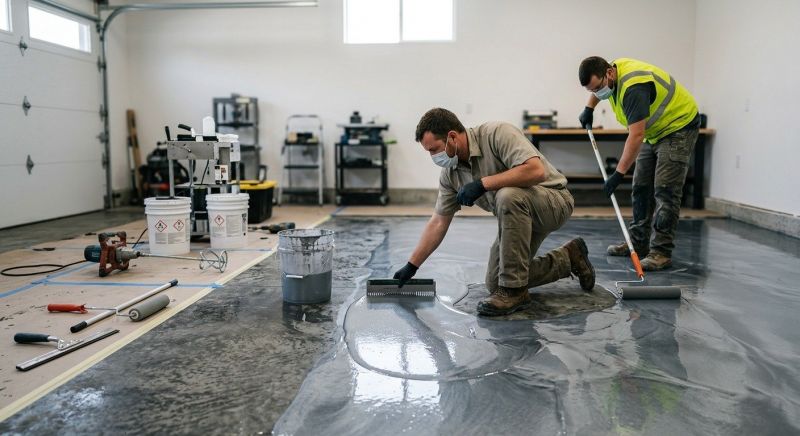 Concrete Floor Coating Service in Raleigh, NC